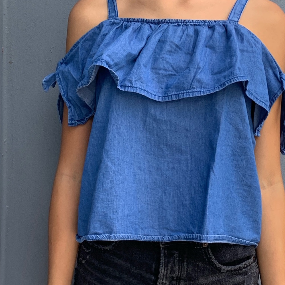 Navy blue blouse
